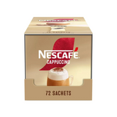 Nescafé Cappuccino Sachets (72 x 15.5g) – Creamy, Frothy Coffeehouse Style in Seconds!