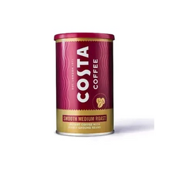 Costa Coffee Smooth Medium Roast Instant Coffee (6 x 100g) – Barista-Quality Taste at Home!