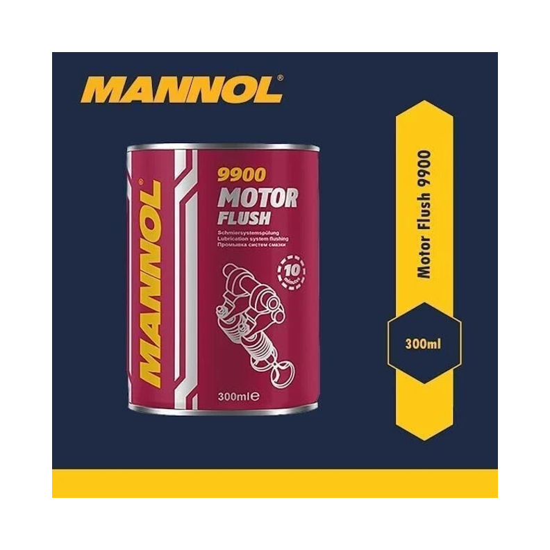 MANNOL Motor Flush MN9900 Engine Oil System Cleaner – Pack of 12 (12 × 300 mL)