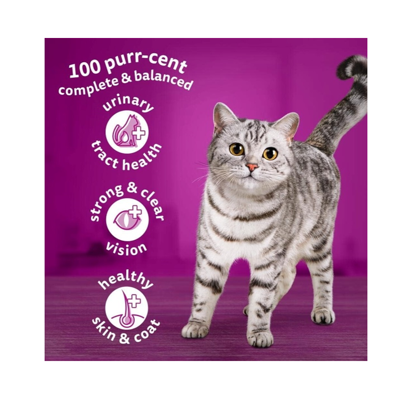 WHISKAS 1+ Adult Dry Cat Food – Chicken – 7 kg