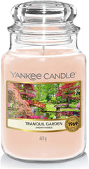 Yankee Candle Tranquil Garden Large Jar – Eucalyptus & Floral Blend