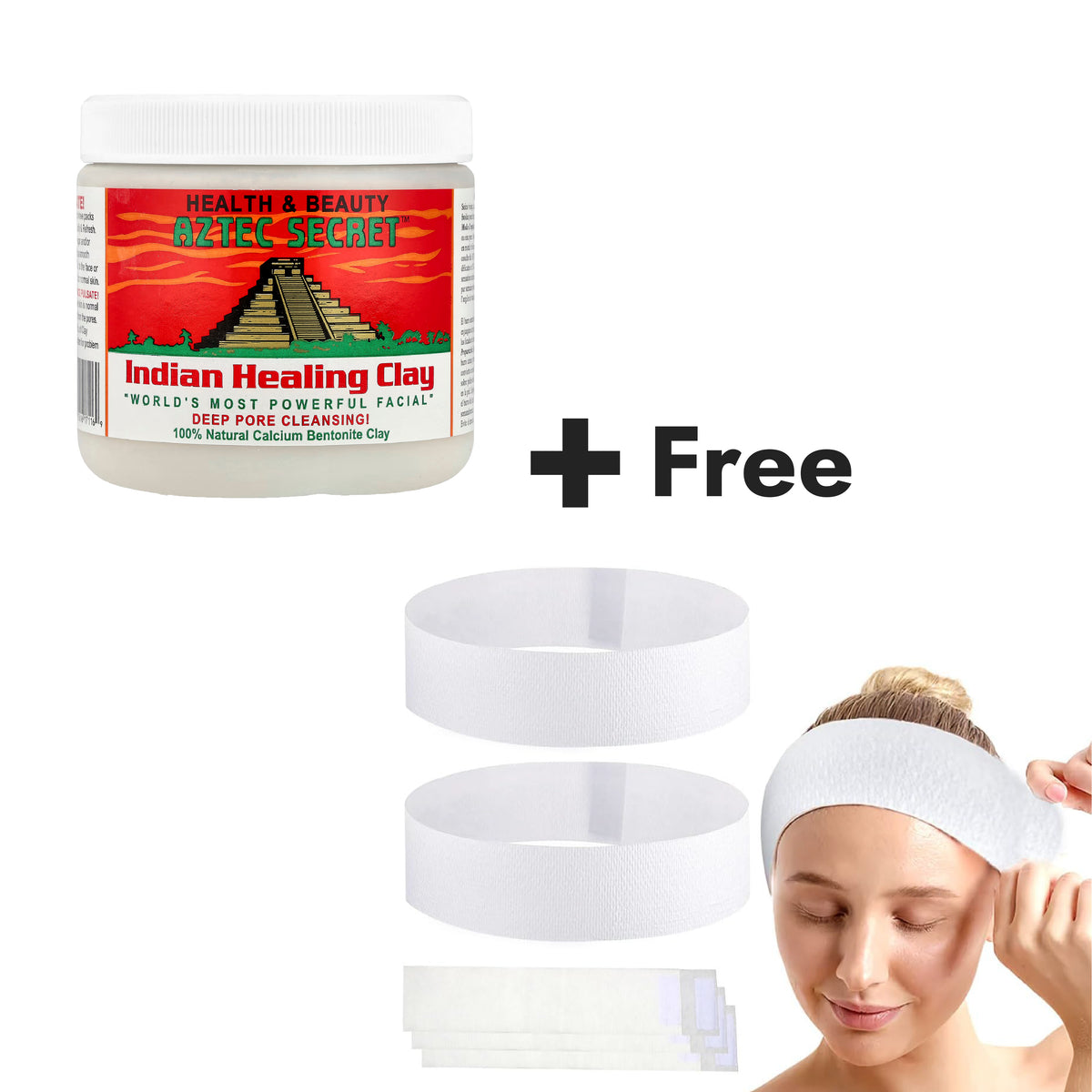 Aztec Facial & Body Mask 450g + Free Disposable HeadBand