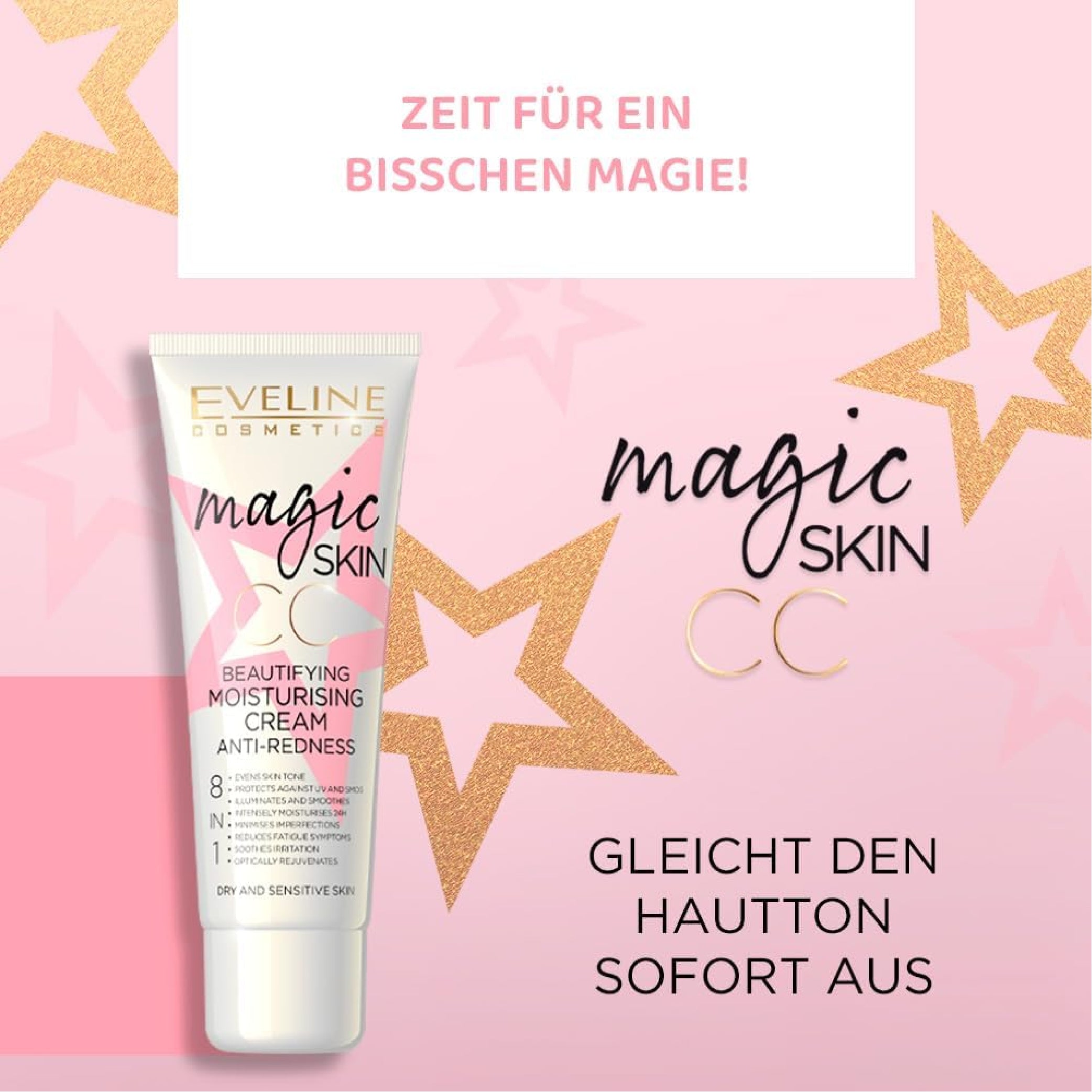 Eveline Magic Skin CC 8-in-1 Moisturizing Cream (50ml)