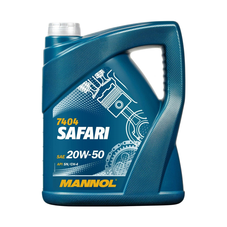 Mannol Safari 20W-50 API SN/CH-4 Engine Oil 7404 - 5L