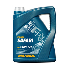 Mannol Safari 20W-50 API SN/CH-4 Engine Oil 7404 - 5L
