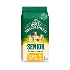 James Wellbeloved Senior Dog Food – Hypoallergenic Turkey & Rice (2kg)