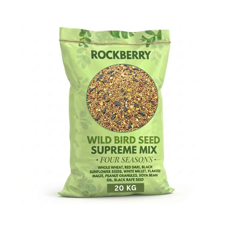 RockBerry Supreme Mix Wild Bird Seed, 20 kg