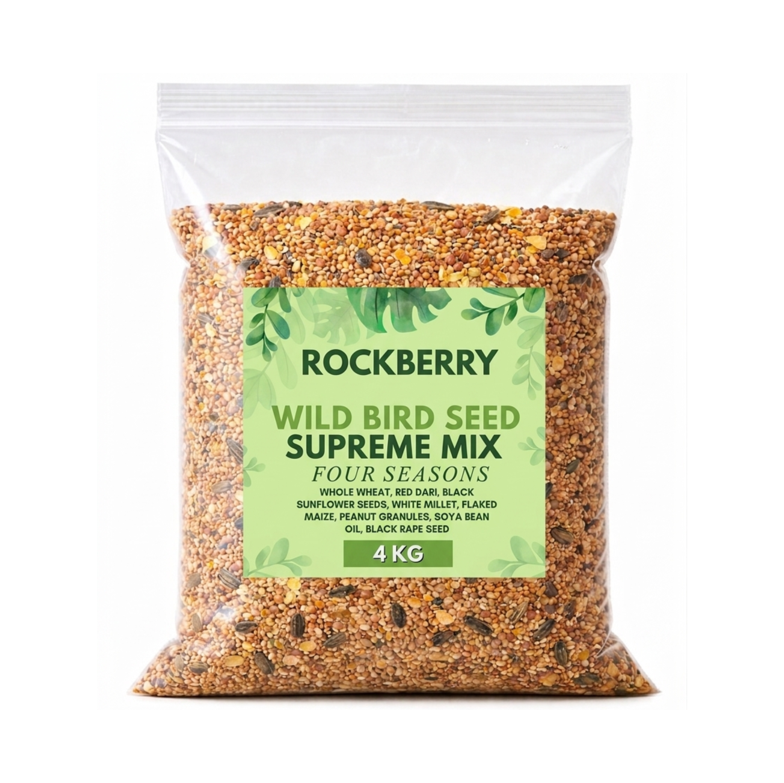 RockBerry Supreme Mix Wild Bird Seed, 4 kg