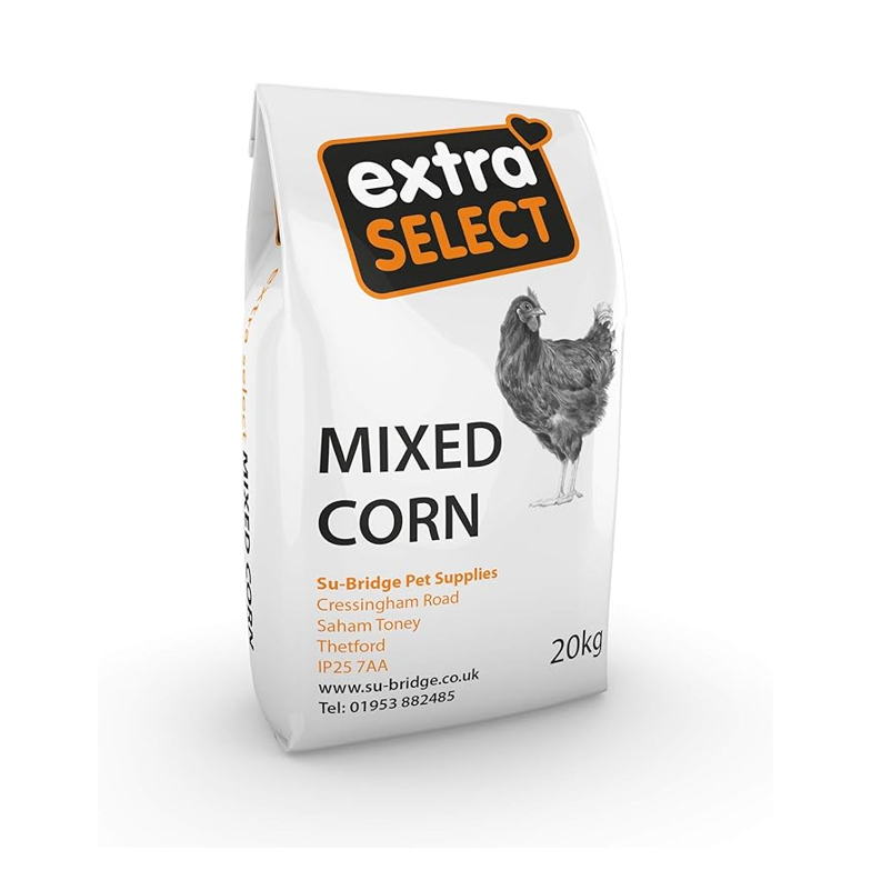 Extra Select Mixed Corn Poultry Feed – High Energy Scratch Grain (20kg)
