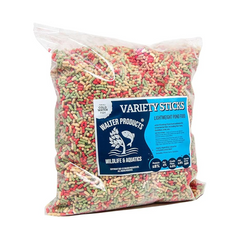 Walter’s Variety Floating Pond Fish Sticks – Balanced Nutrition for Cold Water Fish (3kg / 40L Bag)