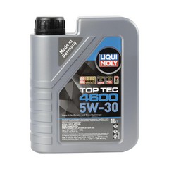 Liqui Moly Top Tec 4600 5W-30 Engine Oil - 1 Litre | Fully Synthetic | For Petrol & Diesel Engines with/without DPF | ACEA C2/C3, API SN