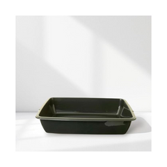 Stackable Cat Litter Tray – Deep & Easy Clean Design (Black, 42cm)