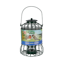 Supa Caged Wild Bird Seed Feeder – Squirrel Proof Metal Cage Feeder