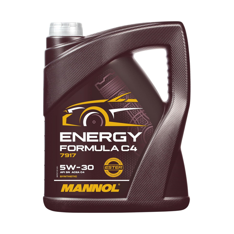 Mannol Energy Formula C4 5W-30 API SN ACEA C4 Engine Oil 7917 - 5L