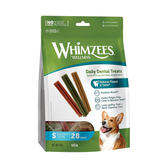 Whimzees Dental Stix Dog Treats – 28 Pack for Small Breeds