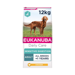 Eukanuba Adult Sensitive Digestion Dog Food – Chicken Formula (12kg)
