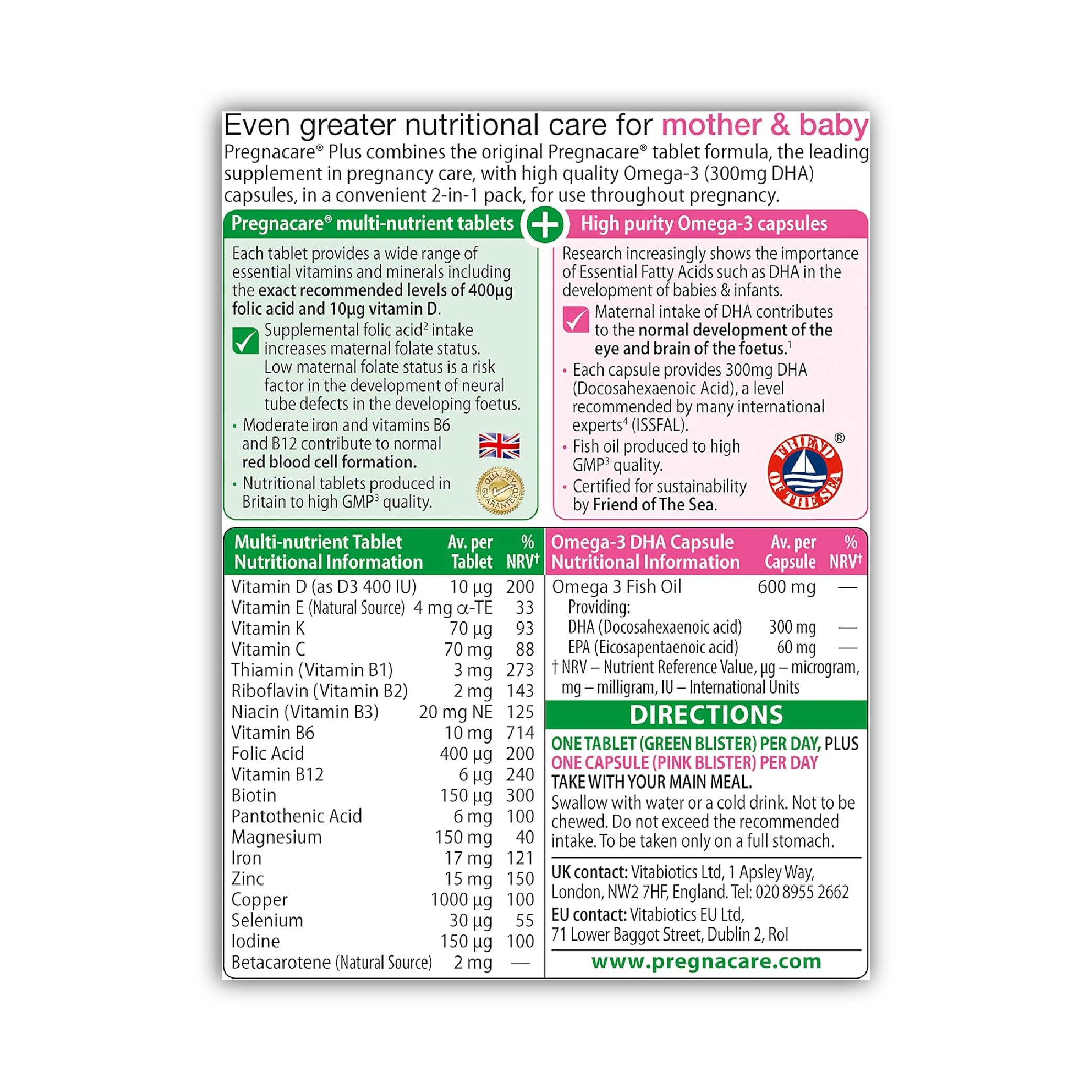Pregnacare Max: Maximum Support During Pregnancy