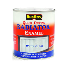RUSTINS Drying Radiator White Gloss 500ml