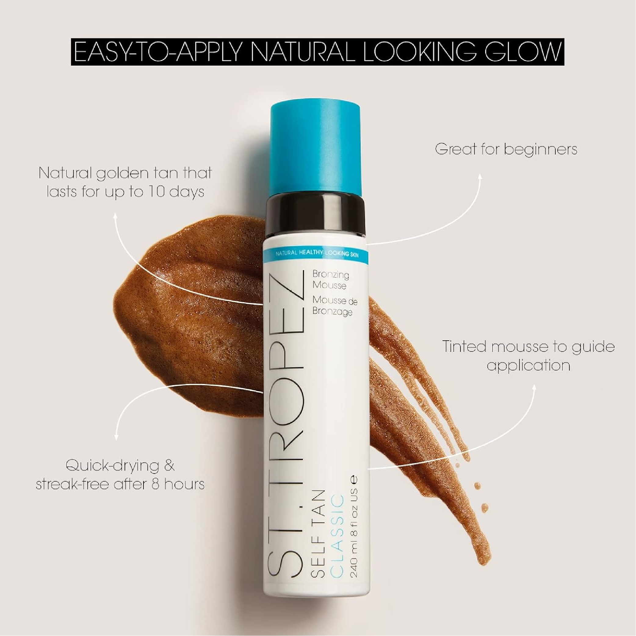 St.Tropez Classic Bronzing Mousse Foam (240ml)