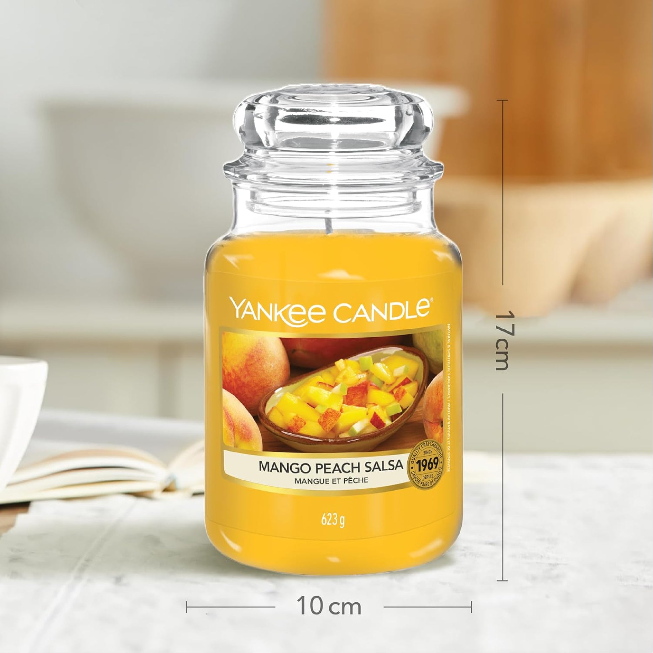 Yankee Scented Candle Mango Peach Salsa Large Jar