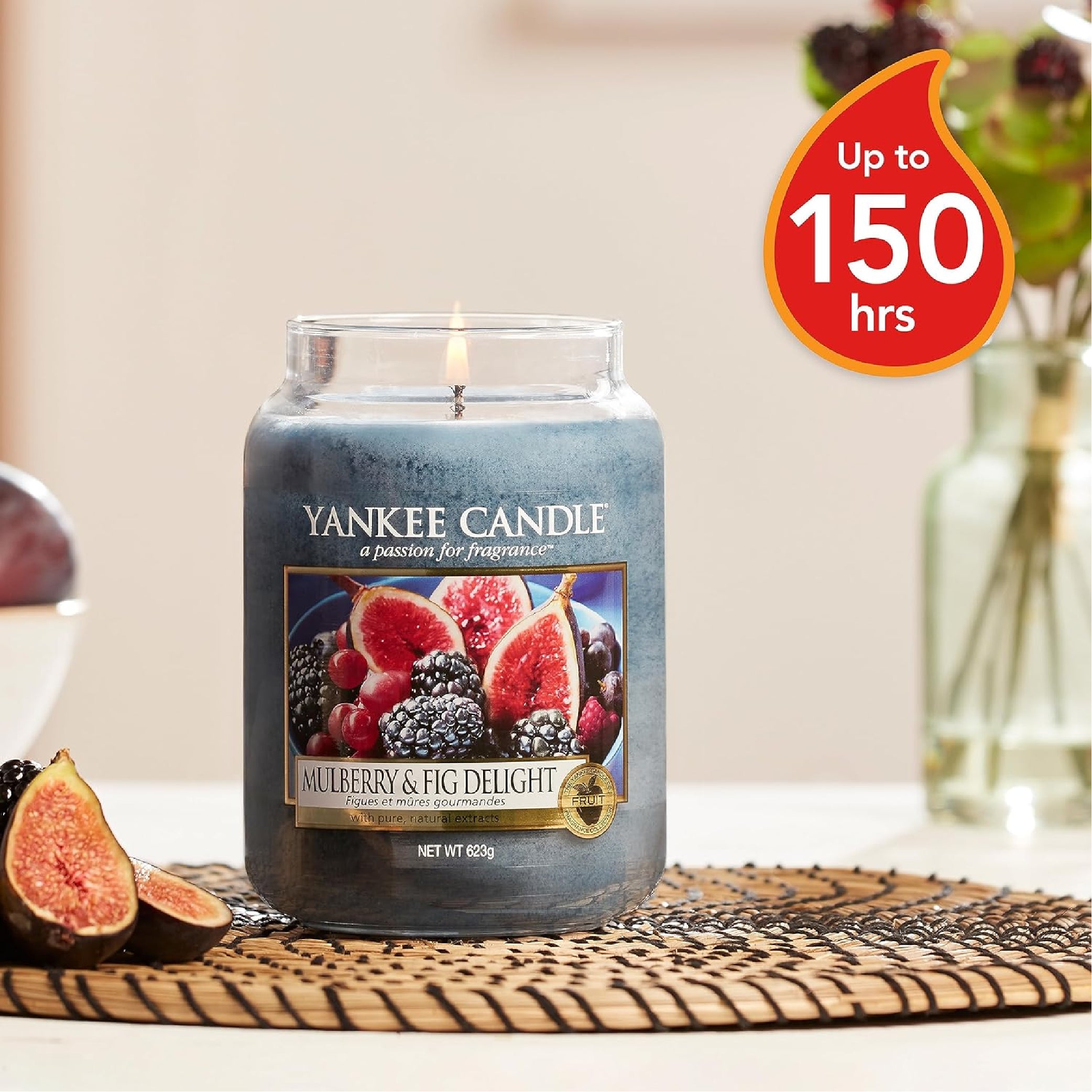 Yankee Scented Candle Mulberry and Fig Delight Large Jar