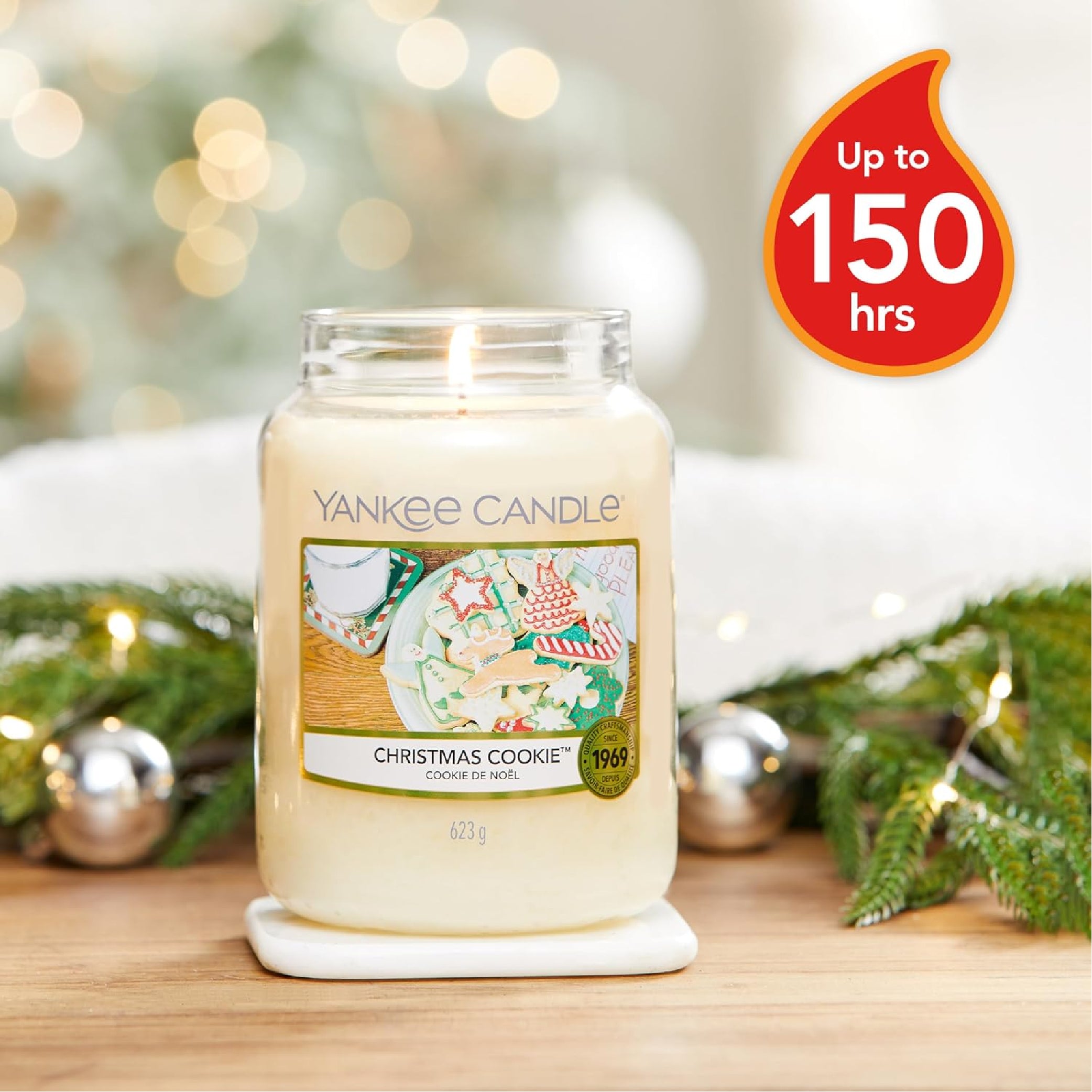 Yankee Scented Candle Christmas Cookie Large Jar