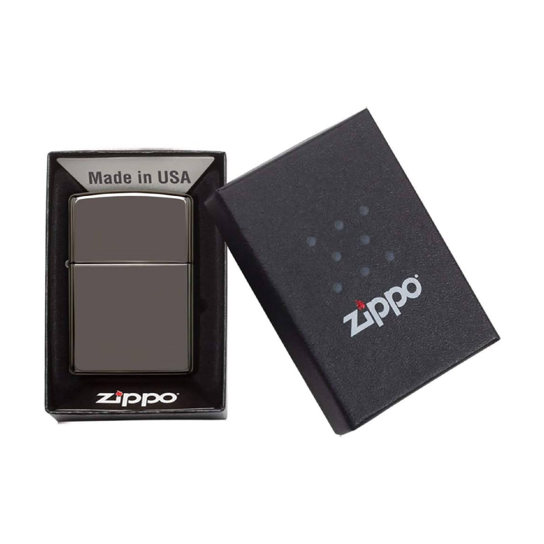 Zippo Metal Windproof Lighter |  Black Ice