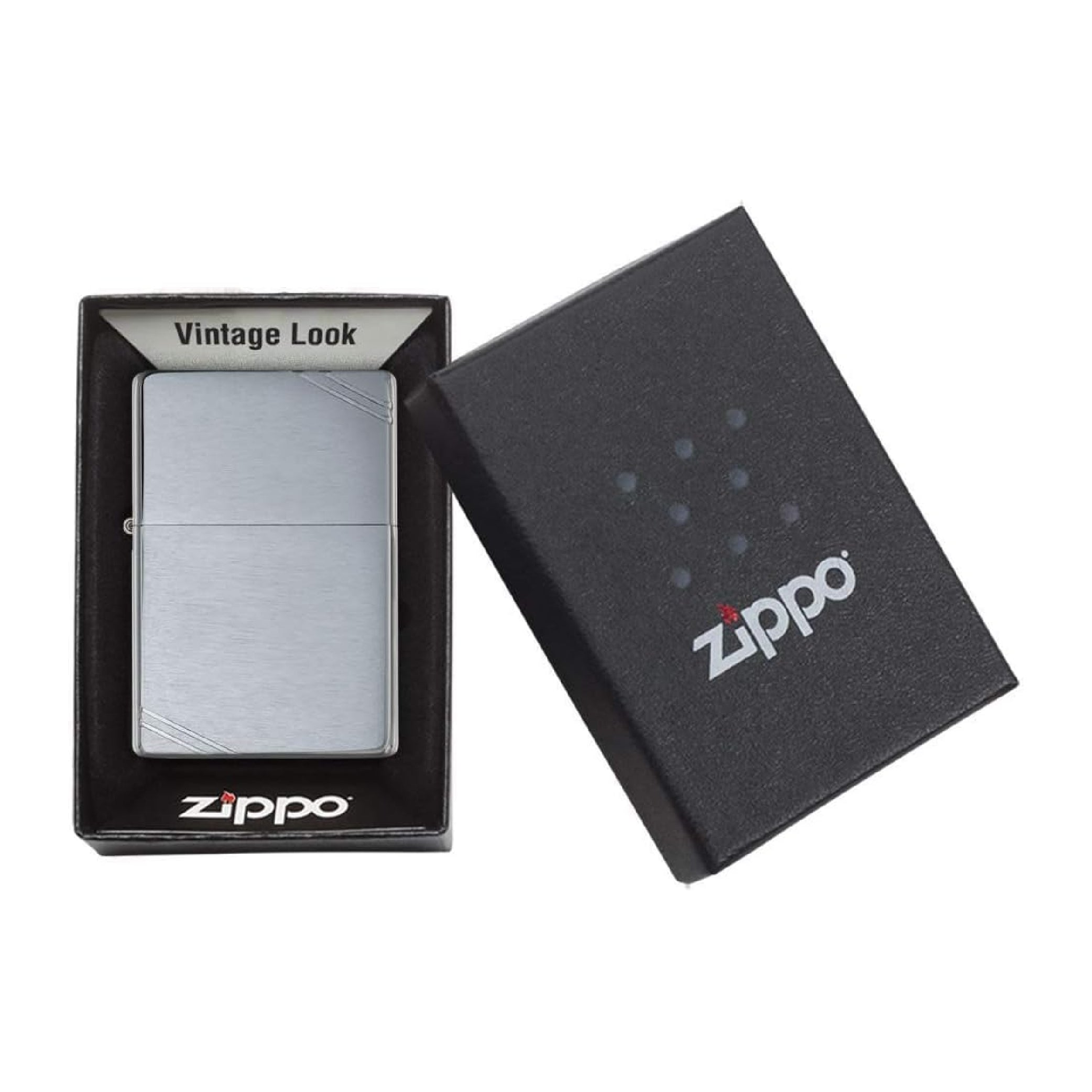 Zippo Windproof Lighter | Brushed Chrome