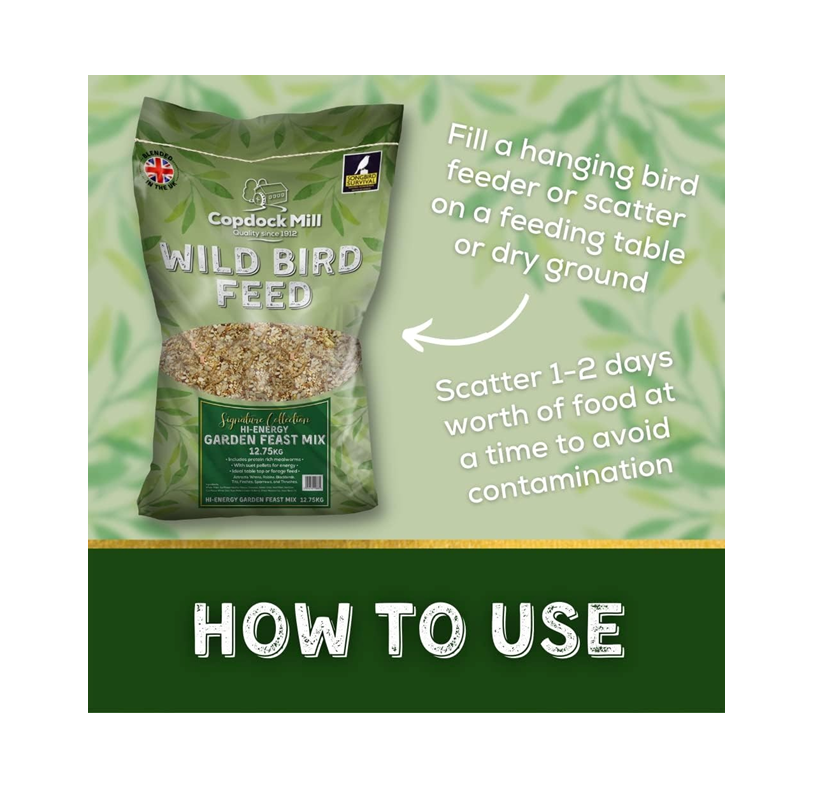 Copdock Mill Garden Feast Wild Bird Seed 12.75kg