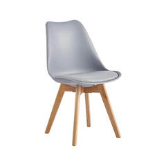 Modern Tulip Dining Chairs - Pack of 1 – Sleek Wooden Design for Kitchen, Office & Small Spaces