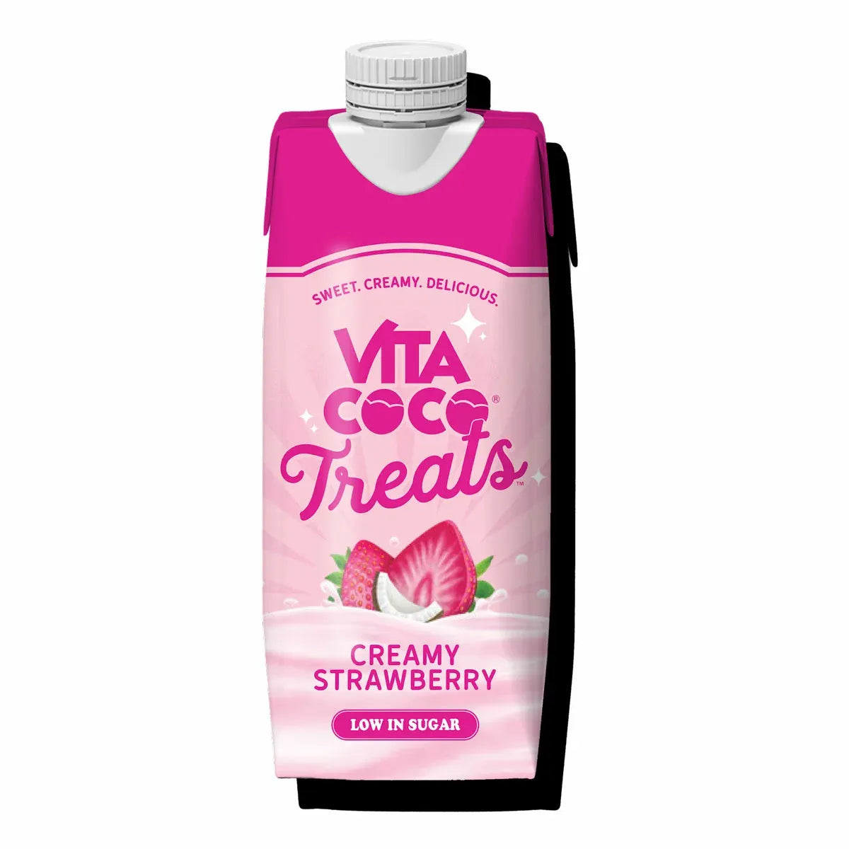 Vita Coco Treats Creamy Strawberry Coconut Water – 12 × 330 ml