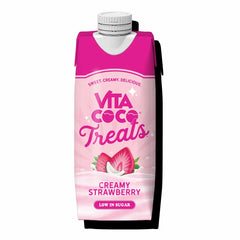 Vita Coco Treats Creamy Strawberry Coconut Water – 12 × 330 ml