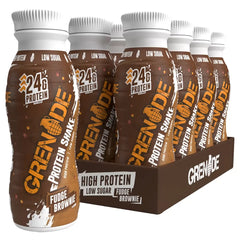 Grenade Carb Killa High‑Protein Shake – Fudge Brownie (8×330 ml)