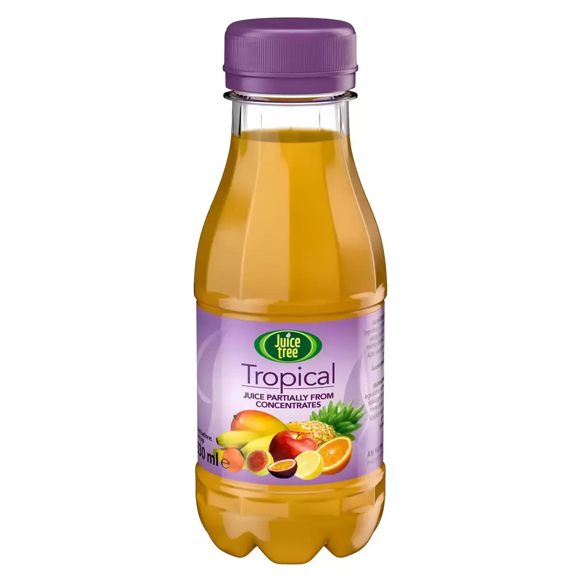 Juice Tree Tropical Juice – 12 × 330 ml | No Added Sugar, Refreshing Tropical Fusion