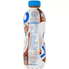 Yazoo Chocolate Milkshake – 10 × 400 ml UHT Bottles | High‑Protein, Low‑Fat Chocolate Treat