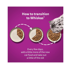 WHISKAS 1+ Adult Wet Cat Food Pouches – Surf & Turf in Jelly (40 × 85g)