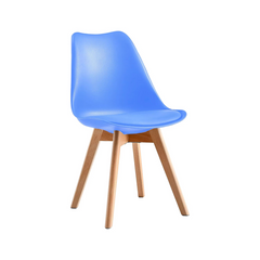 Modern Tulip Dining Chairs - Pack of 1 – Sleek Wooden Design for Kitchen, Office & Small Spaces